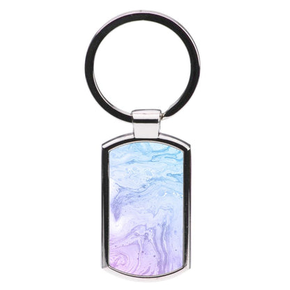 Purple Marble Luxury Keyring