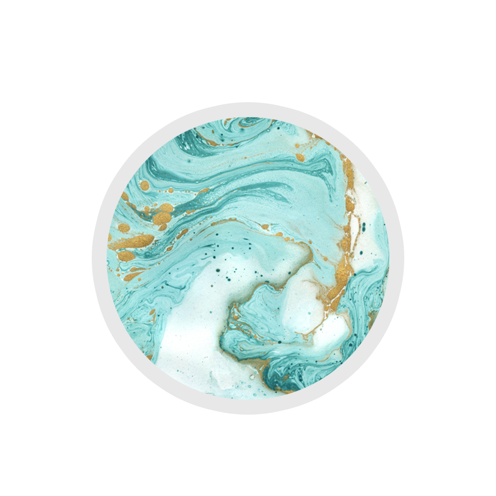 Green Marble Sticker