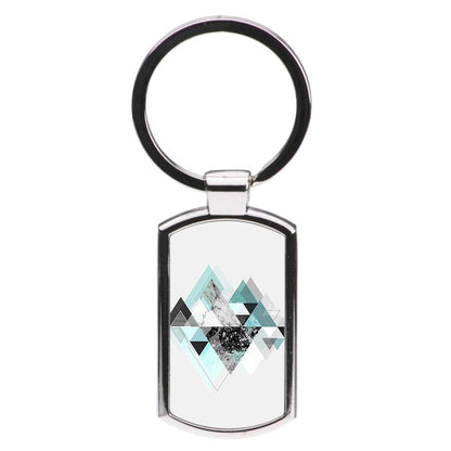 Triange Marble Pattern Luxury Keyring