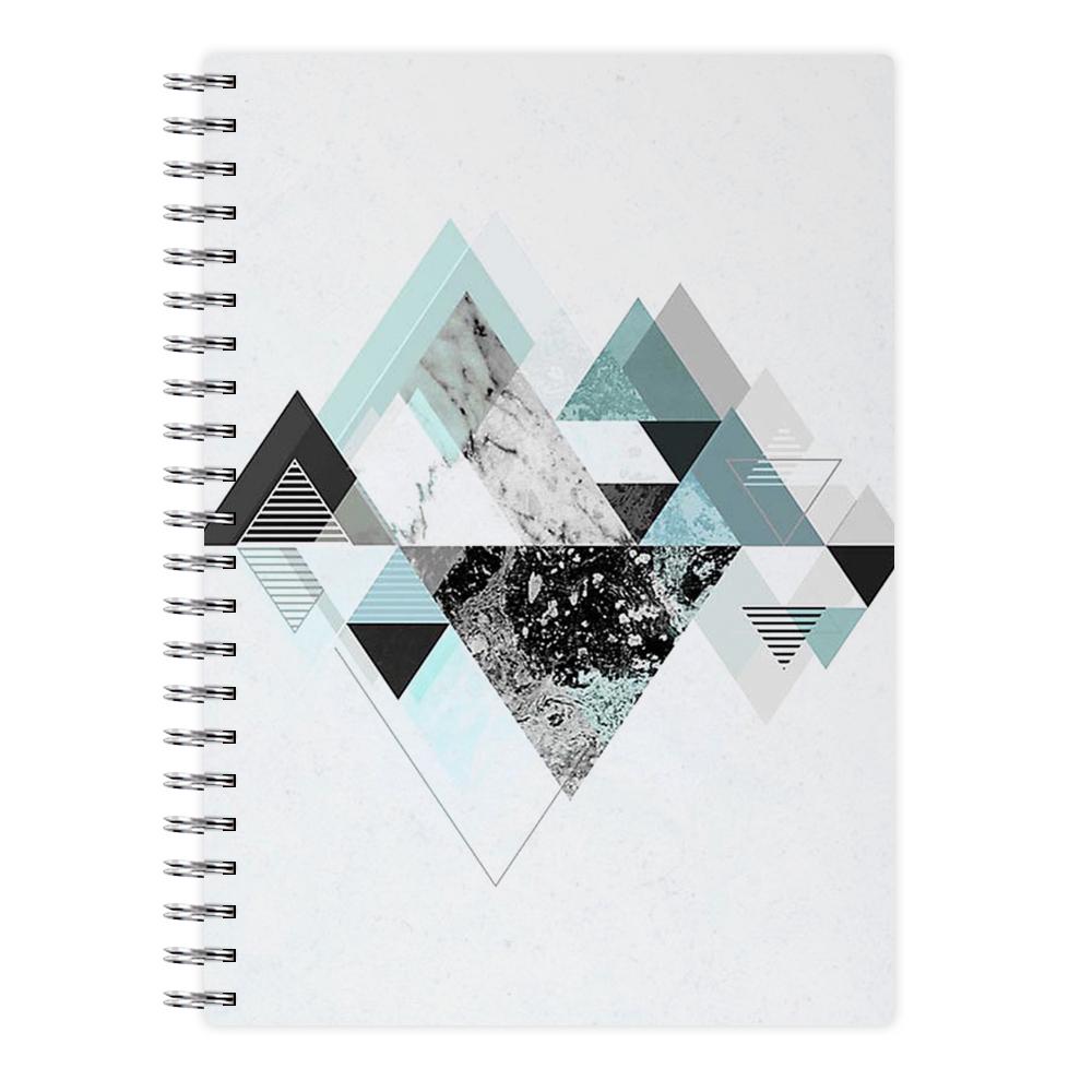 Triange Marble Pattern Notebook - Fun Cases