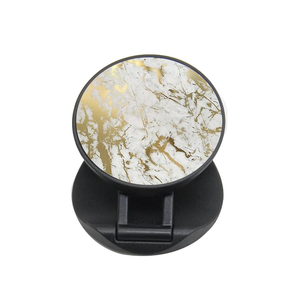 Gold Marble Splatter FunGrip - Fun Cases