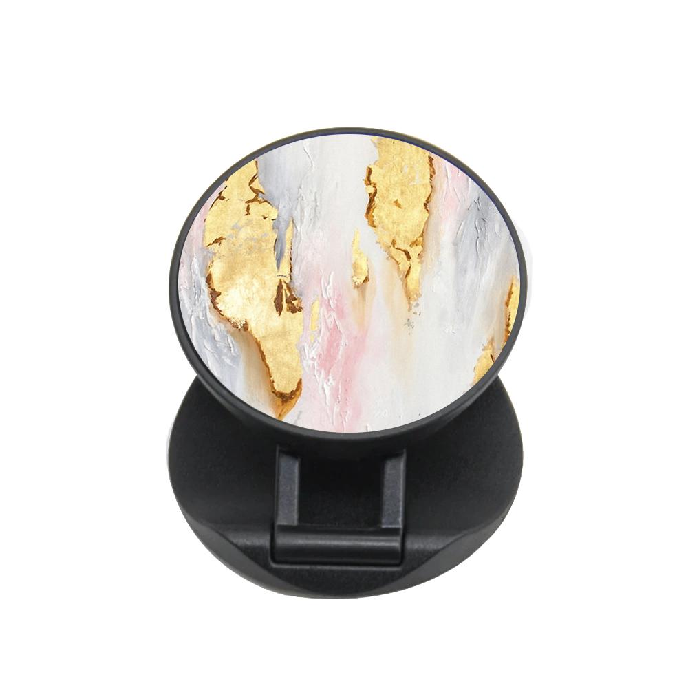 Gold Flaked Marble Pattern FunGrip - Fun Cases