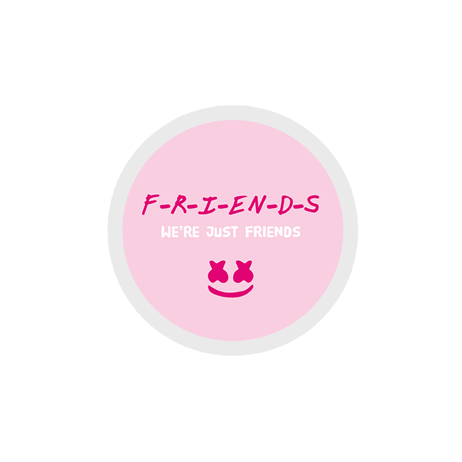 We're Just Friends - Marshmello Sticker