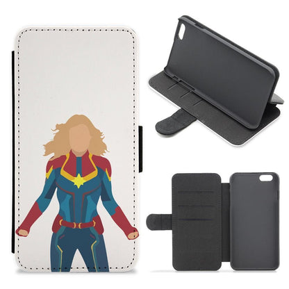 Captain Marvel - Marvel Flip / Wallet Phone Case