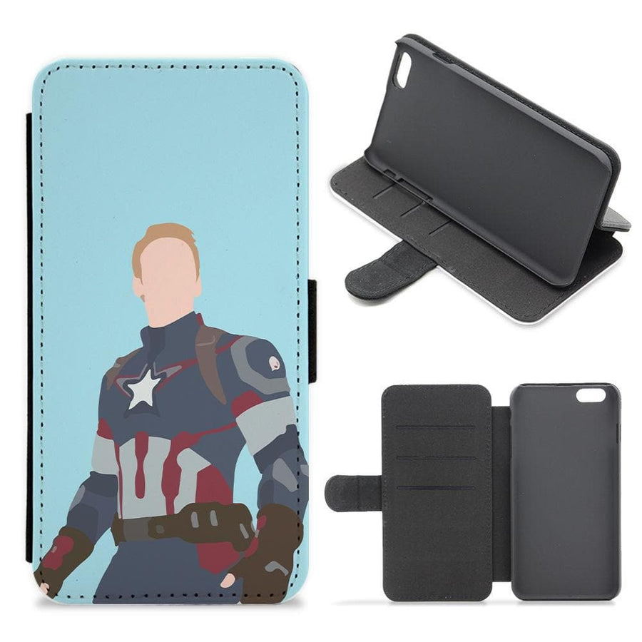 Captain America - Marvel Flip / Wallet Phone Case