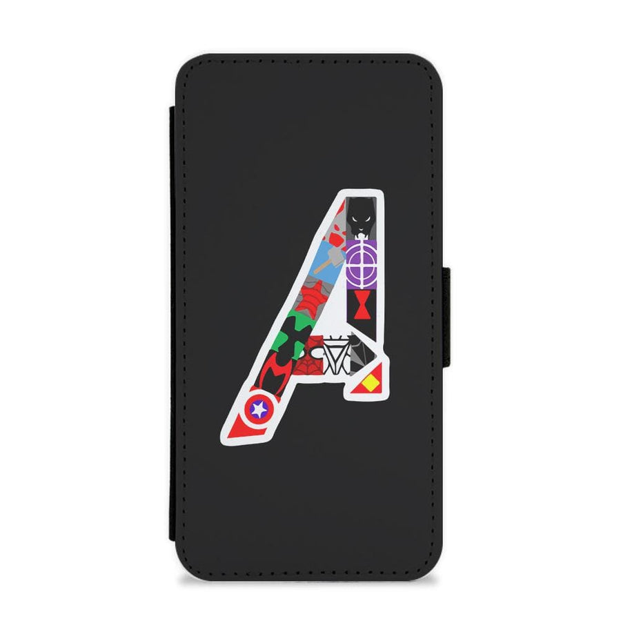 Avengers Logo - Marvel Flip / Wallet Phone Case