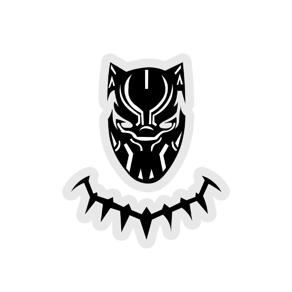 Black Mask - Black Panther Sticker