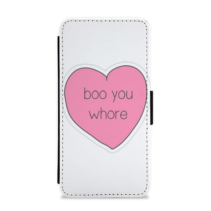 Boo You Whore - Heart - Mean Girls Flip / Wallet Phone Case