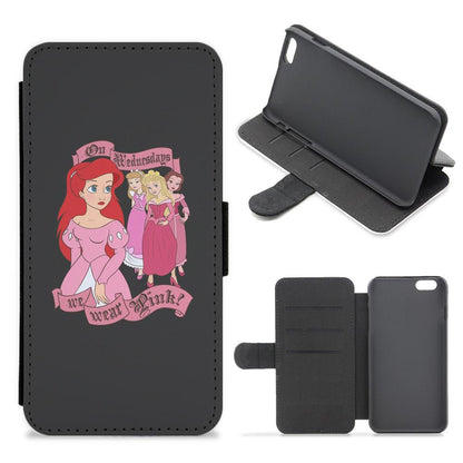 On Wednesdays We Wear Pink - Princesses - Mean Girls Flip / Wallet Phone Case