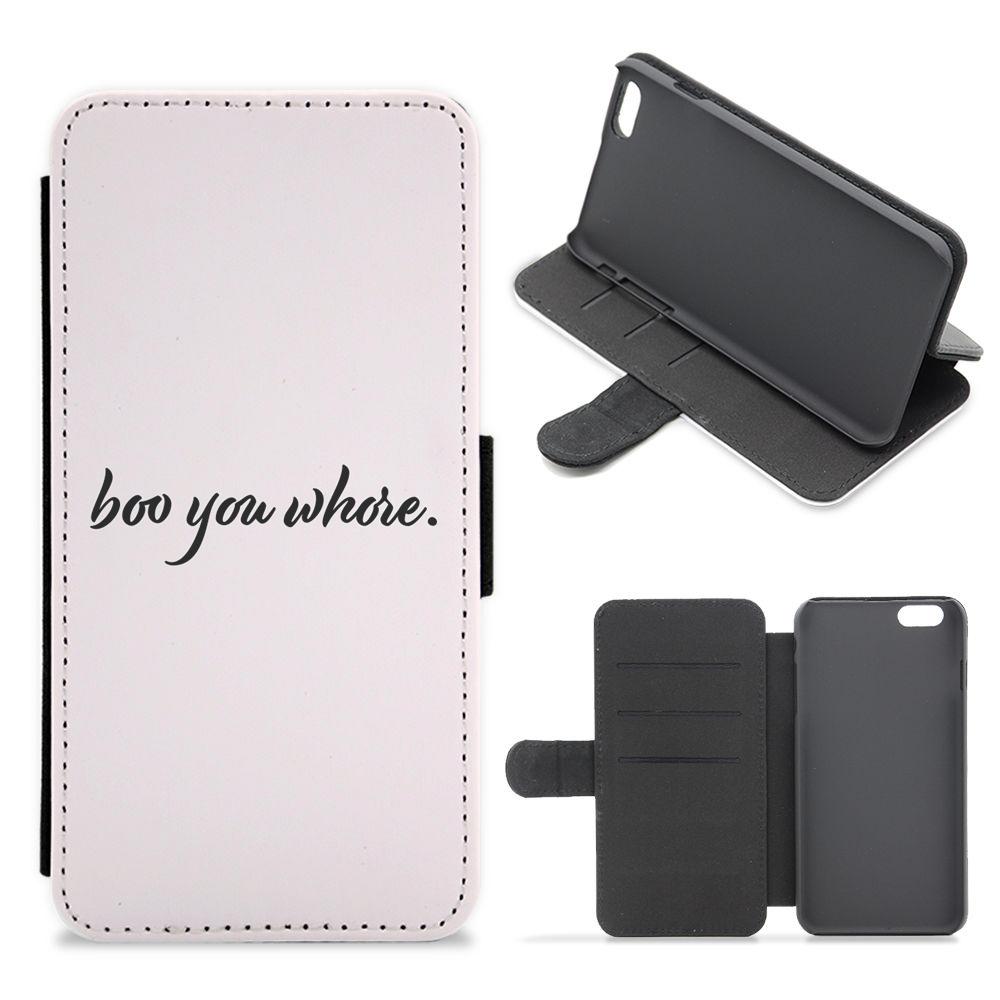 Boo You Whore - Mean Girls Flip / Wallet Phone Case