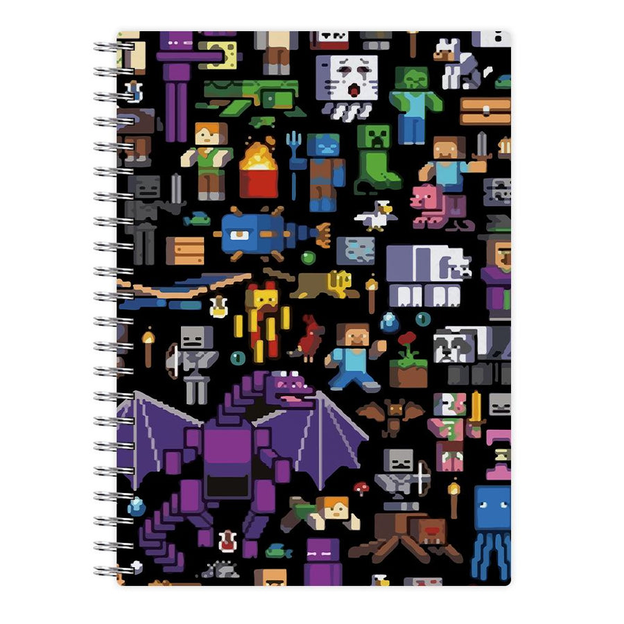 Minecraft Collage  Notebook