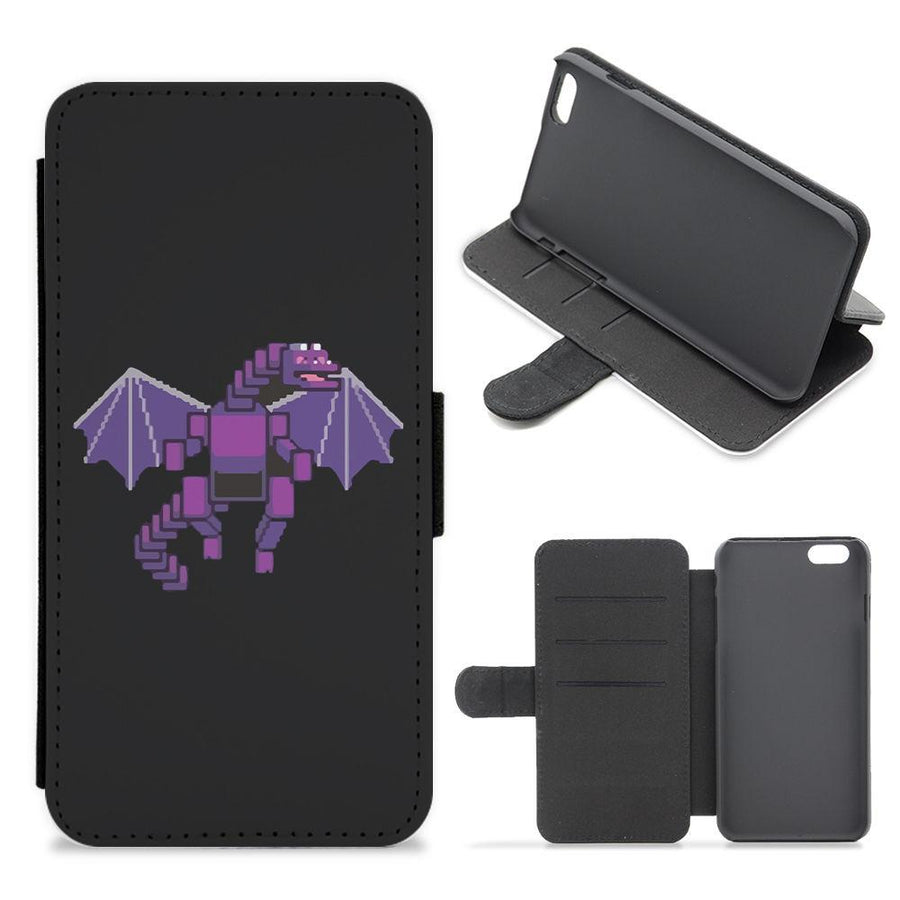 Ender Dragon - Minecraft Flip / Wallet Phone Case