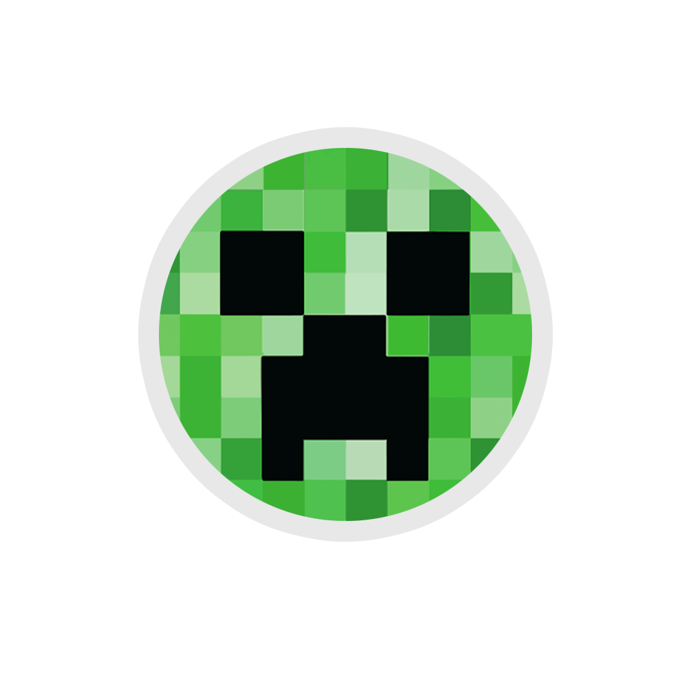 Creeper Face - Mining Sticker