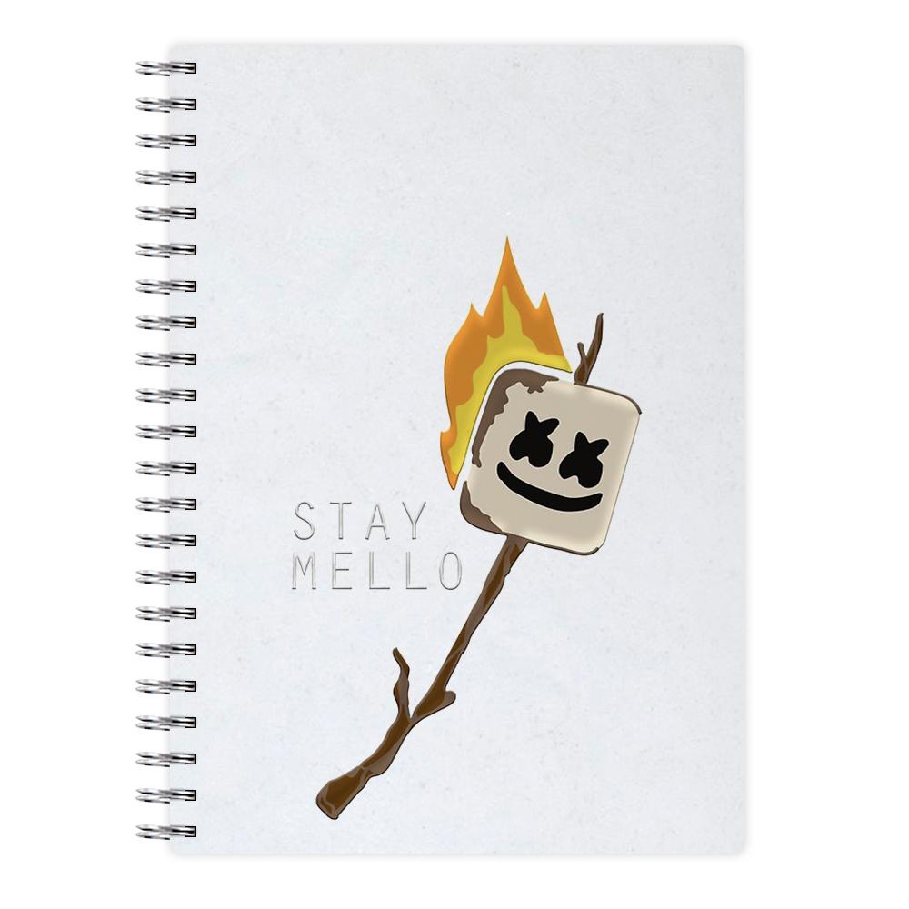 Stay Mello Marshmellow - Marshmello Notebook