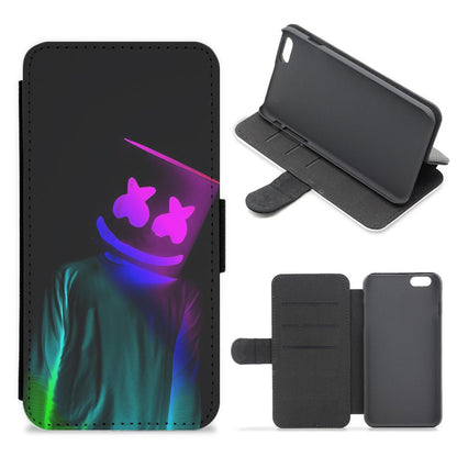 Marshmello In Lights Flip / Wallet Phone Case