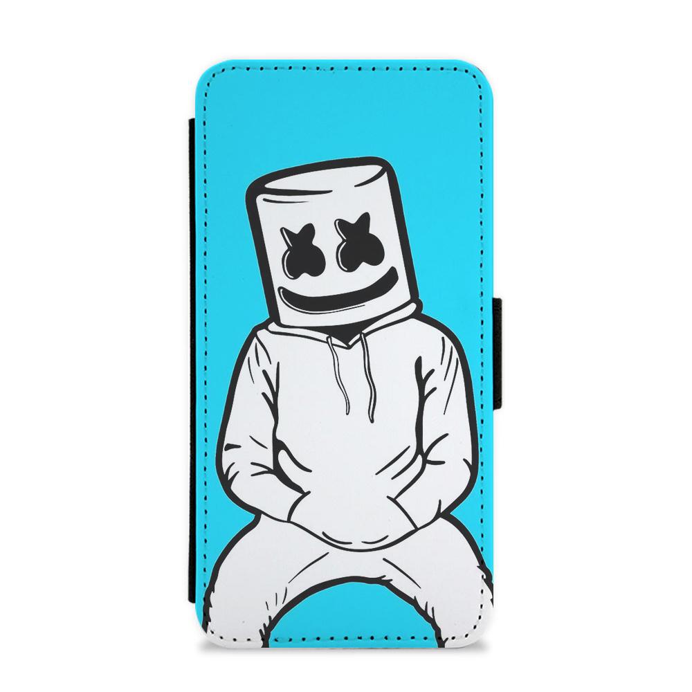 Blue Marshmello Flip / Wallet Phone Case