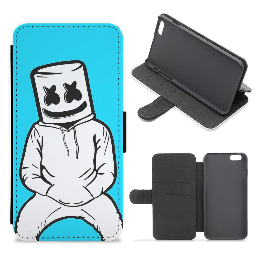 Blue Marshmello Flip / Wallet Phone Case