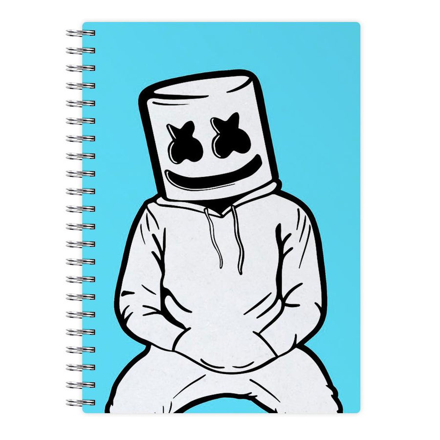 Blue Marshmello Notebook