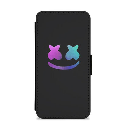 Black Marshmello Flip / Wallet Phone Case