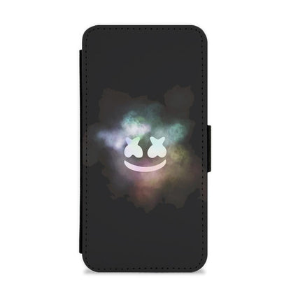 Black Marshmello Smoke Flip / Wallet Phone Case