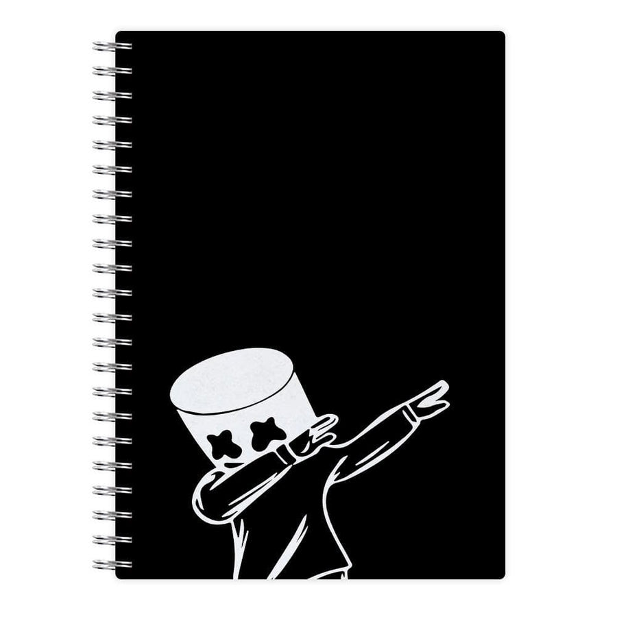Silhouette Marshmello Dab  Notebook