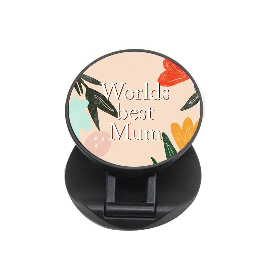 Worlds Best Mum - Floral Mother's Day FunGrip