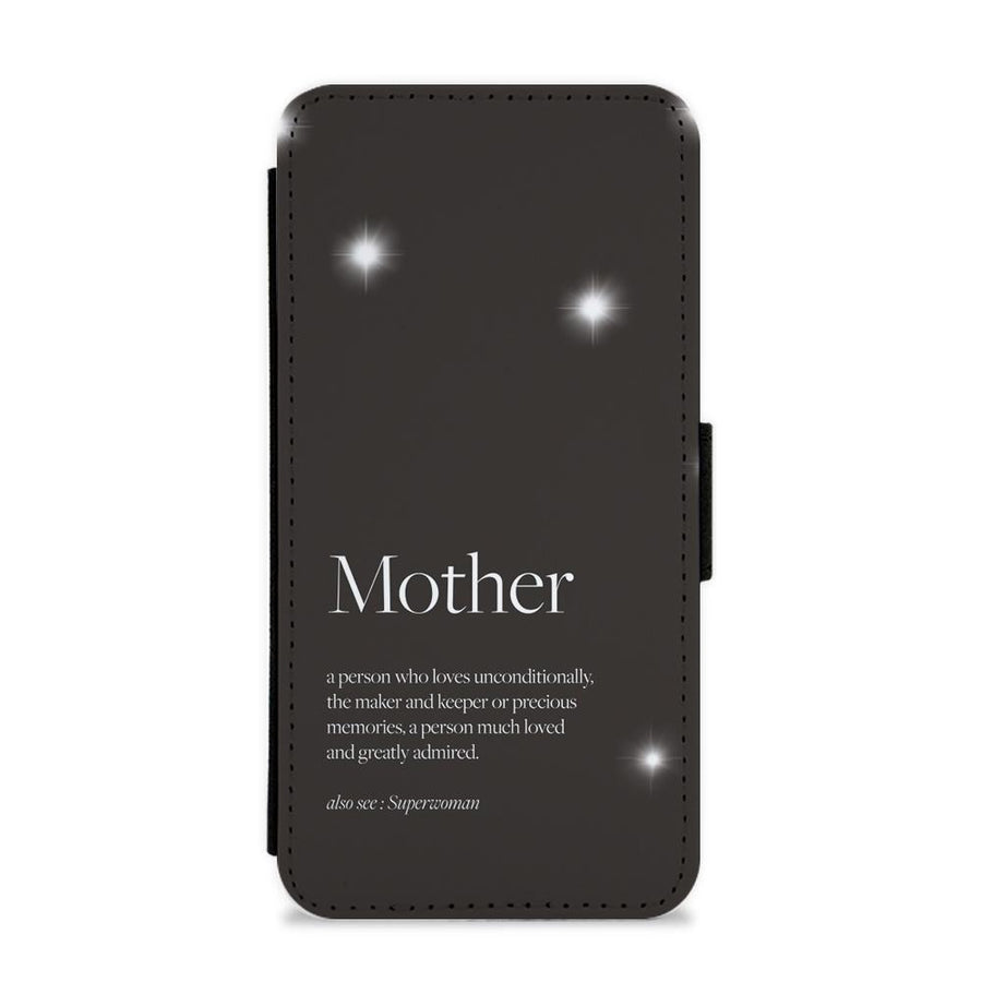 Mother Definition - Mother's Day Flip / Wallet Phone Case