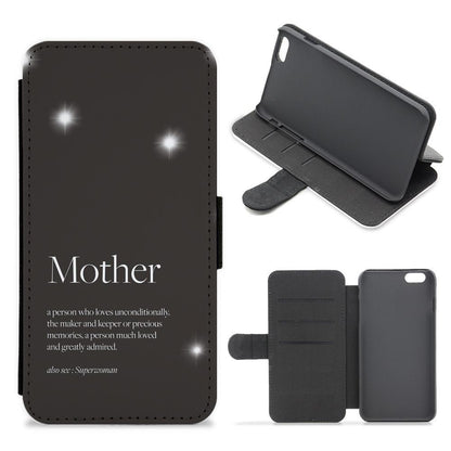 Mother Definition - Mother's Day Flip / Wallet Phone Case