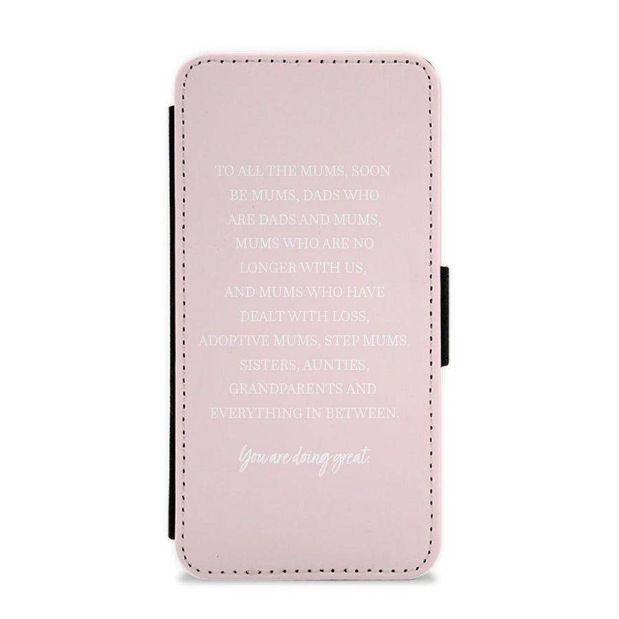 To All The Mums - Mother's Day Flip / Wallet Phone Case