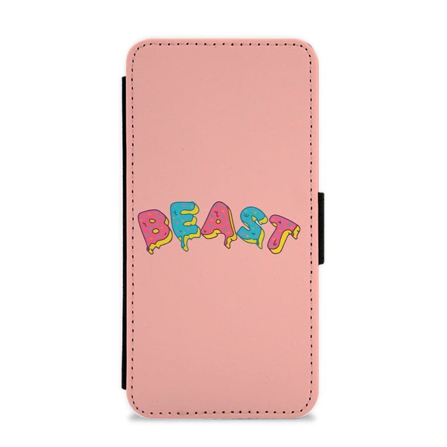 Beast - Pink Flip / Wallet Phone Case
