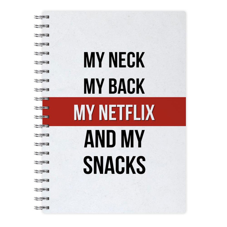 My Netflix & My Snacks Notebook - Fun Cases