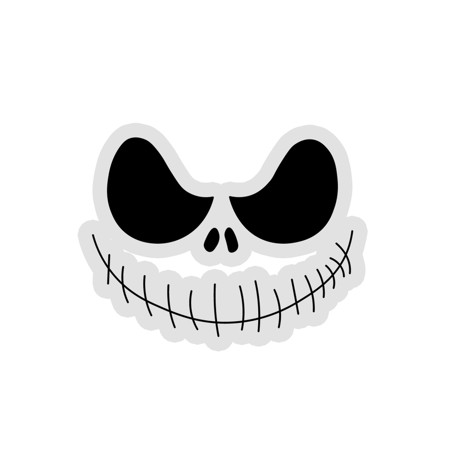 Jack Face - Nightmare Before Christmas Sticker