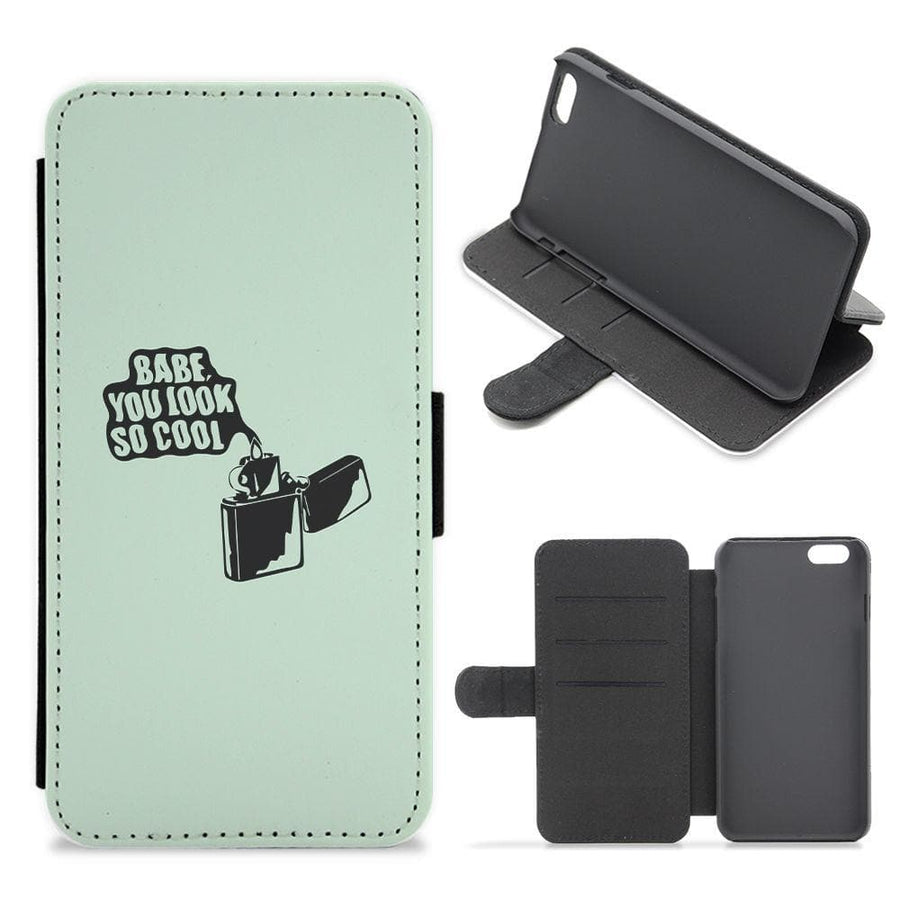Babe, You Look So Cool - The 1975  Flip / Wallet Phone Case