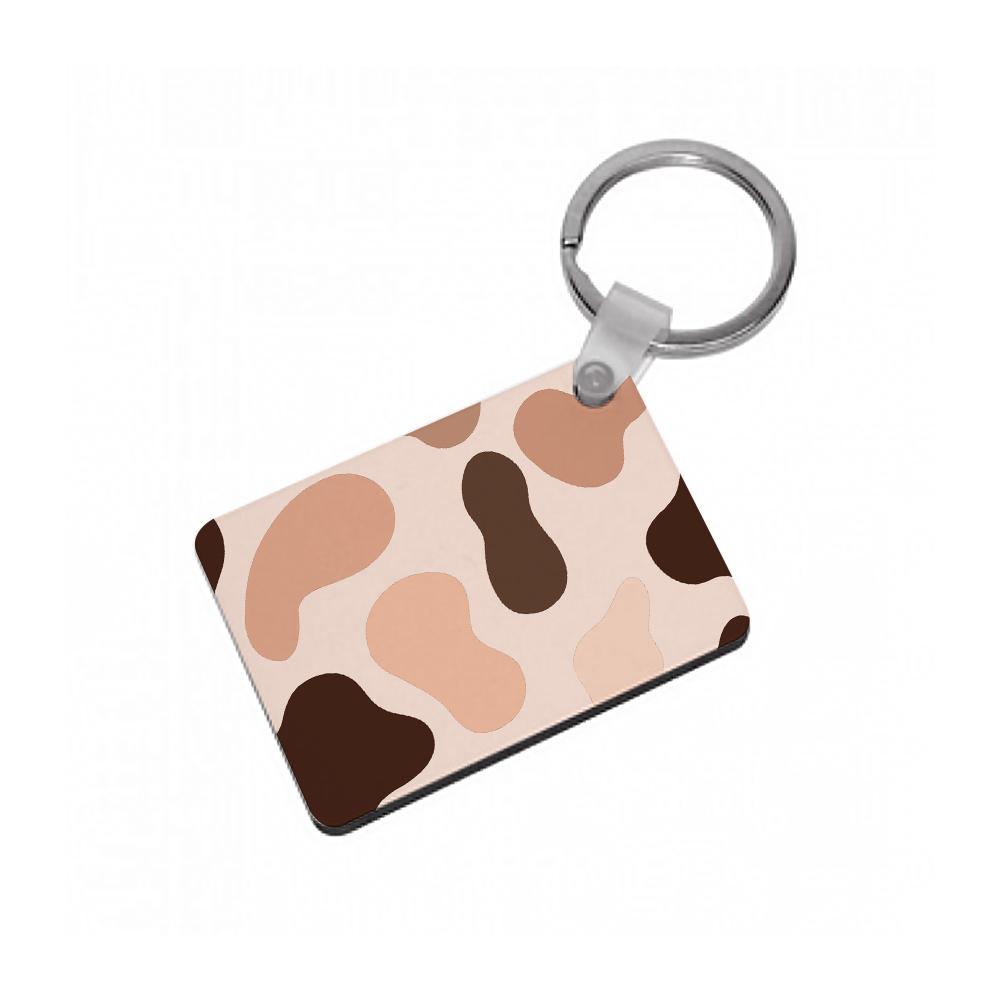 Cowprint Nude Keyring