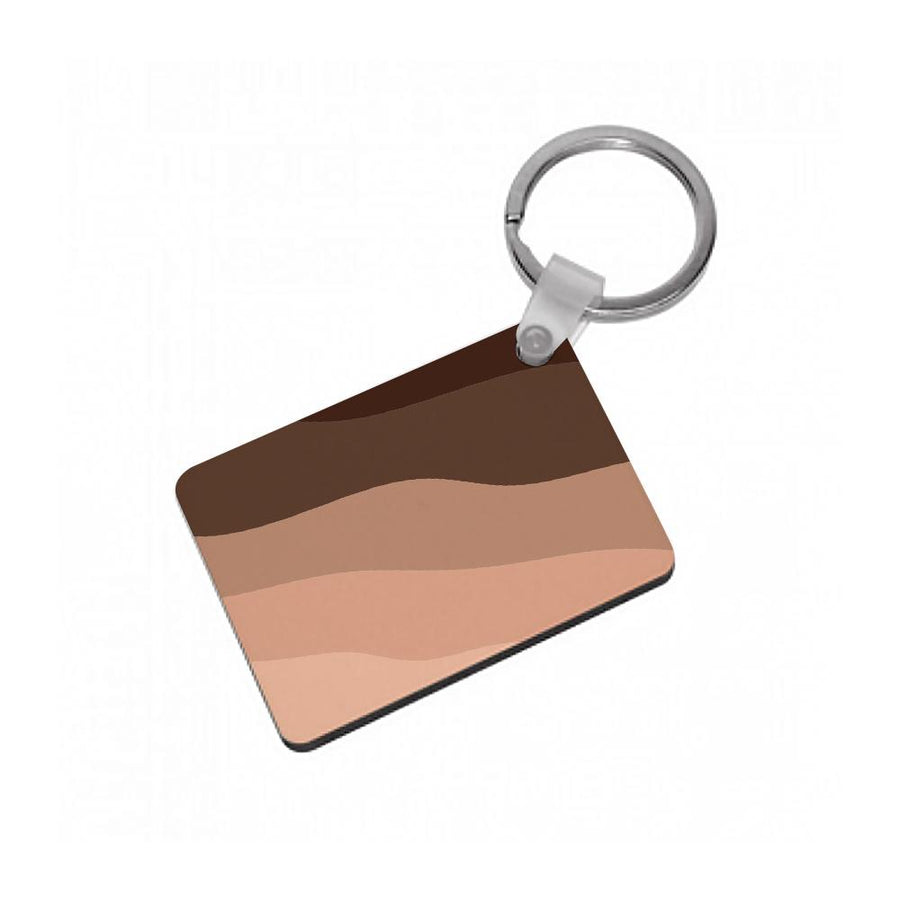 multi abstract nude  Keyring