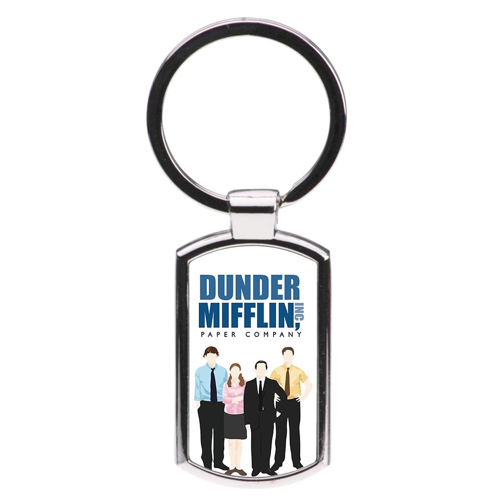 The Office Cartoon - Dunder Mifflin Luxury Keyring