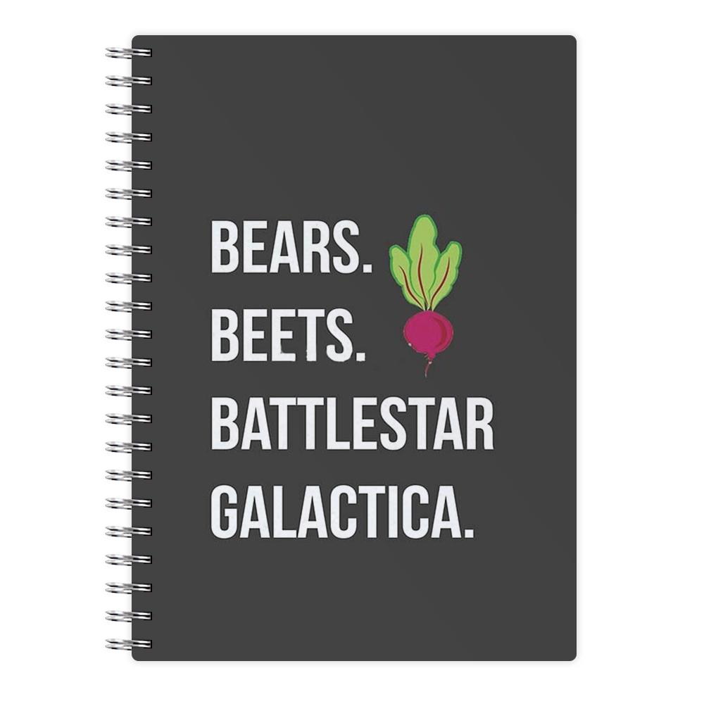 Bears. Beets. Battlestar Galactica Illustration - The Office Notebook - Fun Cases