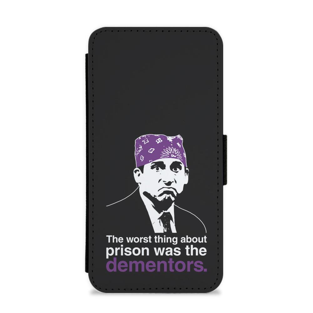 The Worst Thing About Prison Was The Dementors - The Office Flip / Wallet Phone Case