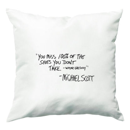 Michael Scott Quote Cushion