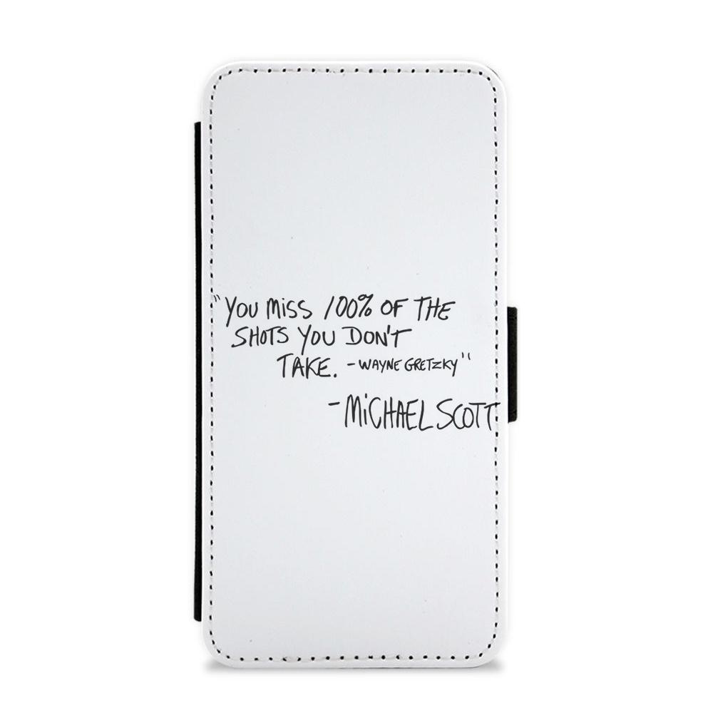 Michael Scott Quote - The Office Flip / Wallet Phone Case