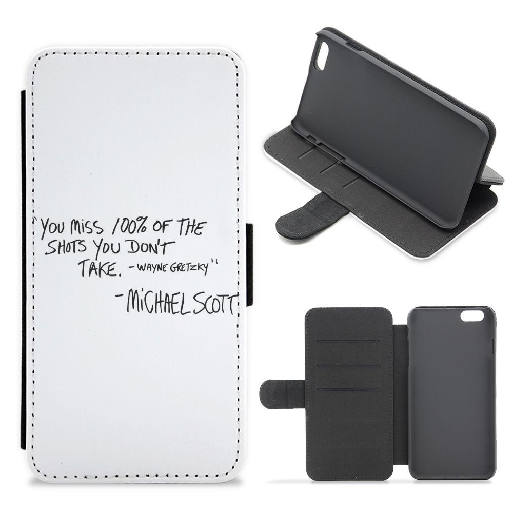 Michael Scott Quote - The Office Flip / Wallet Phone Case