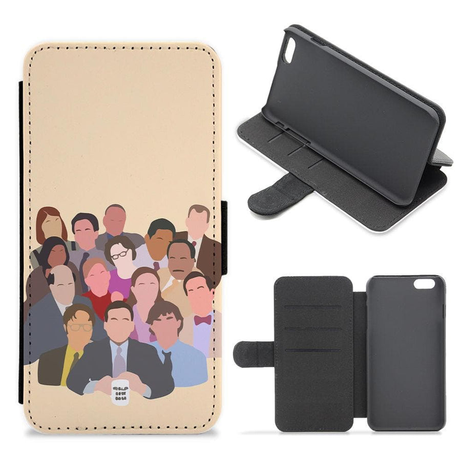 The Office Characters Flip / Wallet Phone Case
