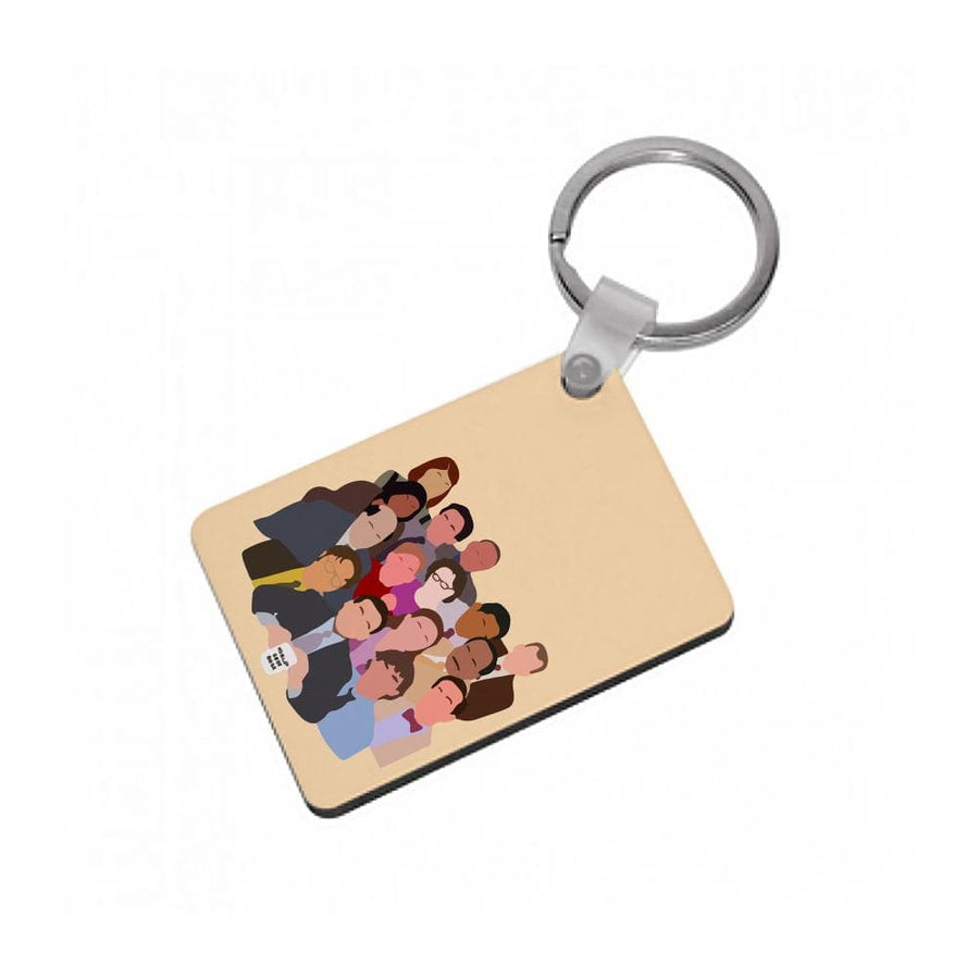 The Office Characters Keyring