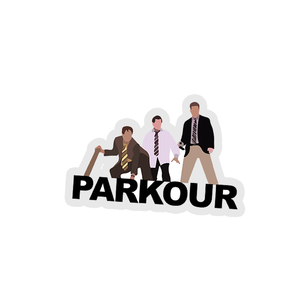 Parkour Sticker