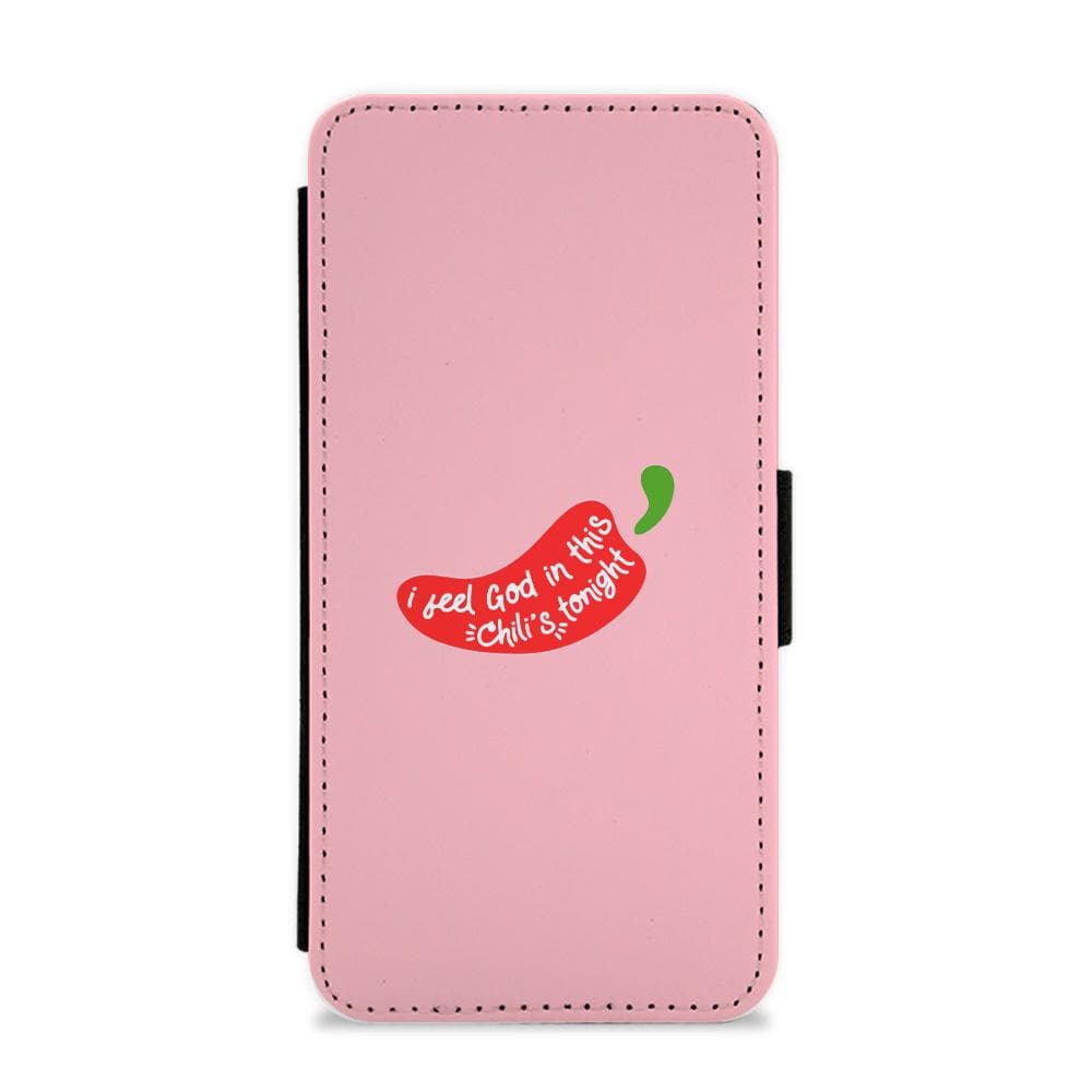 I Feel God In This Chilli's Tonight - The Office Flip / Wallet Phone Case