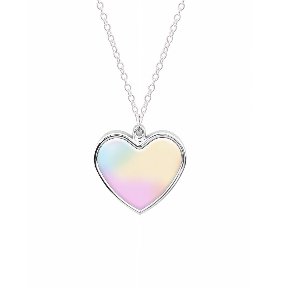 Pastel Clouds Pattern Necklace