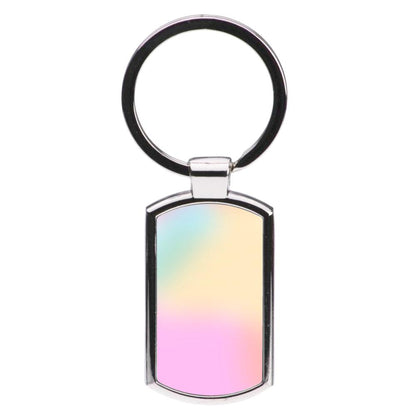 Pastel Clouds Pattern Luxury Keyring