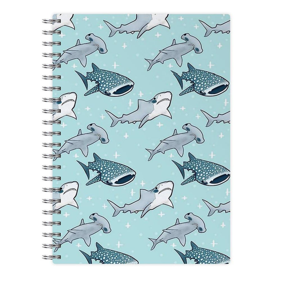 Shark Pattern Notebook - Fun Cases