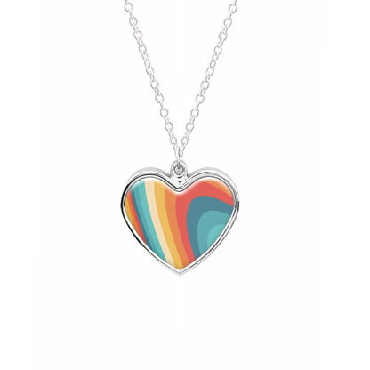 Rainbow Abstract Pattern Necklace