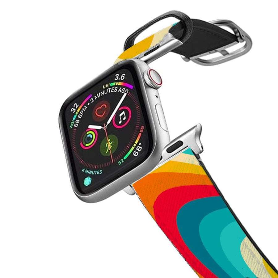 Rainbow Abstract Pattern Apple Watch Strap